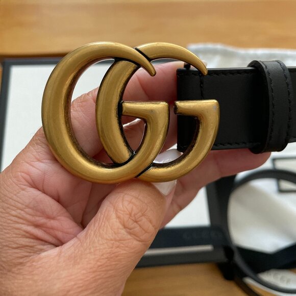 GG Marmont leather belt